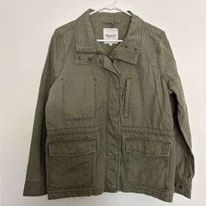 Women's Olive Green Utility Jacket
